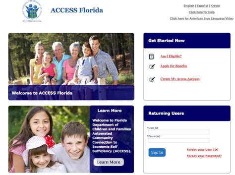My Access Florida Login. When trying to login your ACCESS Florida account, the first thing you want to go to the My ACCESS Florida website. You can visit the website at dcf-access.dcf.state.fl.us/access. When you visit the MyAccessFlorida website, you will be taken to a page like the one shown below. Next, enter your User ID and …